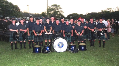 Knysna Pipe Band triumphant